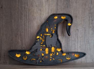 Halloween Hexenhut Beleuchtet